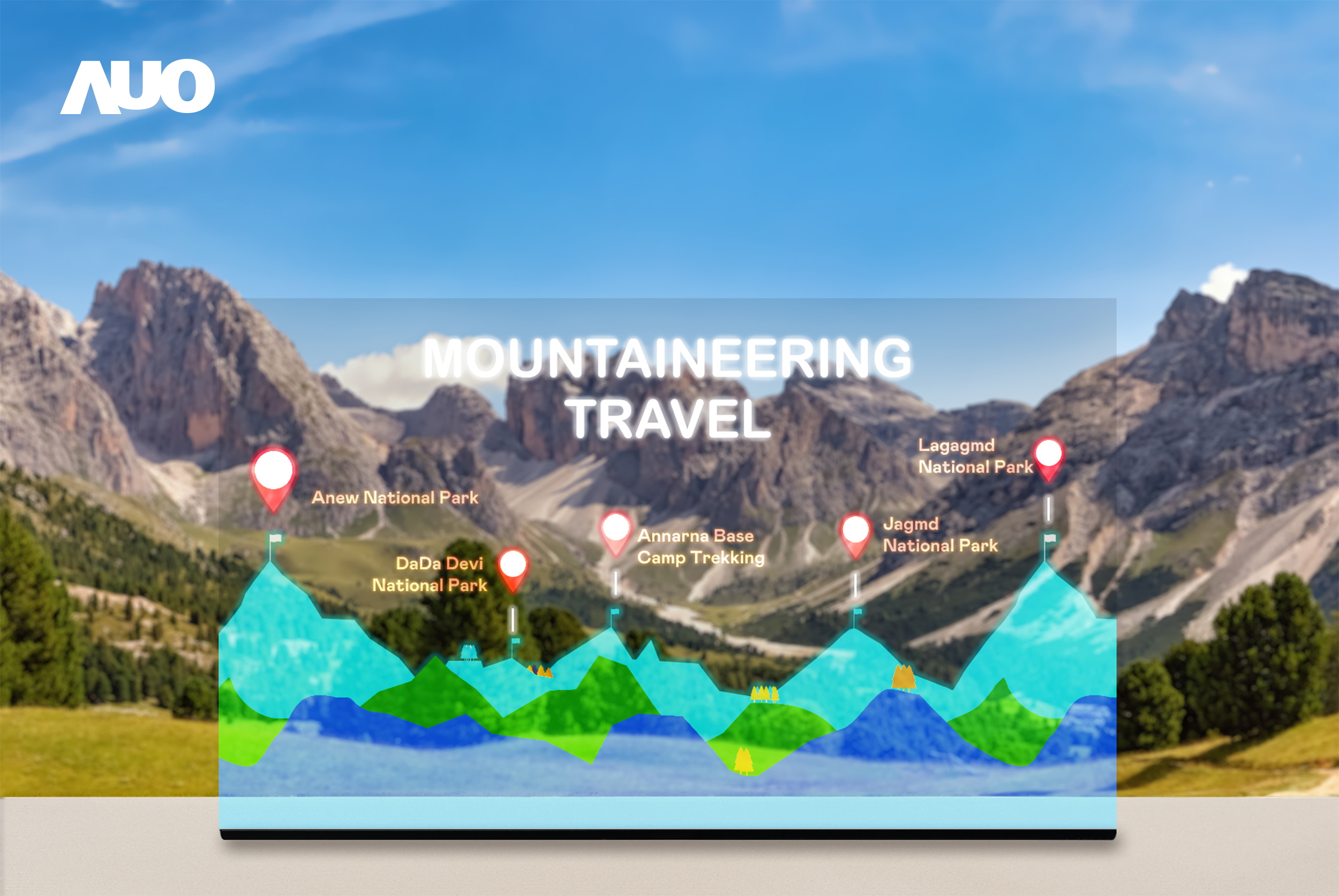 YY易游m6米乐展示全球单片尺寸最大(*)42吋透明Micro LED显示器拼接而成的〝64吋透明Micro LED显示器〞，具备高透明度、1,000 nits高亮度、广色域、采用三边无边框的无缝拼接等多重特色，呈现超高清、细腻画质而不遮挡后方视觉，满足层峰需求，可广泛运用于零售、艺术展览或商业空间等场域